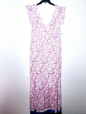 Skies Are Blue "The Bridgerton In Summer "Plus-size Coquette Girl Maxi Dress.